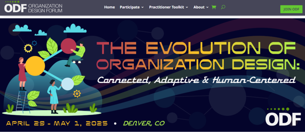 Banner for the Organization Design Forum 2025 Conference