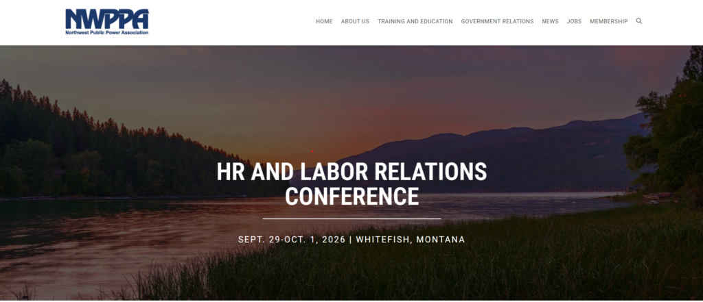 The landing page for the HR and Labor Relations Conference