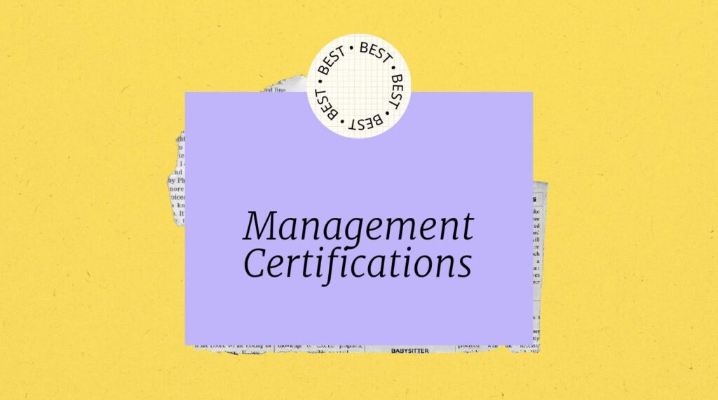 best it management certifications