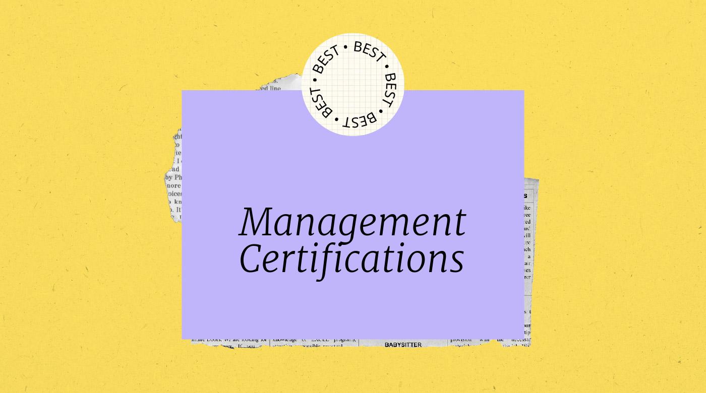 Management certifications generic best of