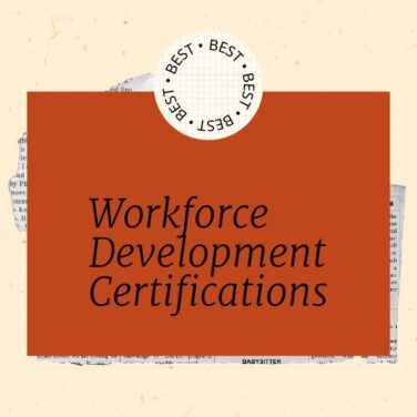 Workforce development certifications generic best of