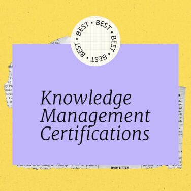 Knowledge management certifications generic best of