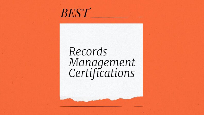Records management certifications generic best of