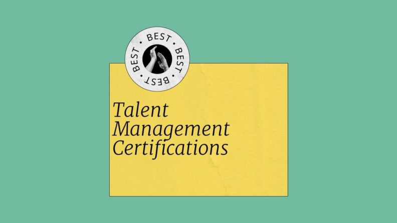 Talent management certifications best events