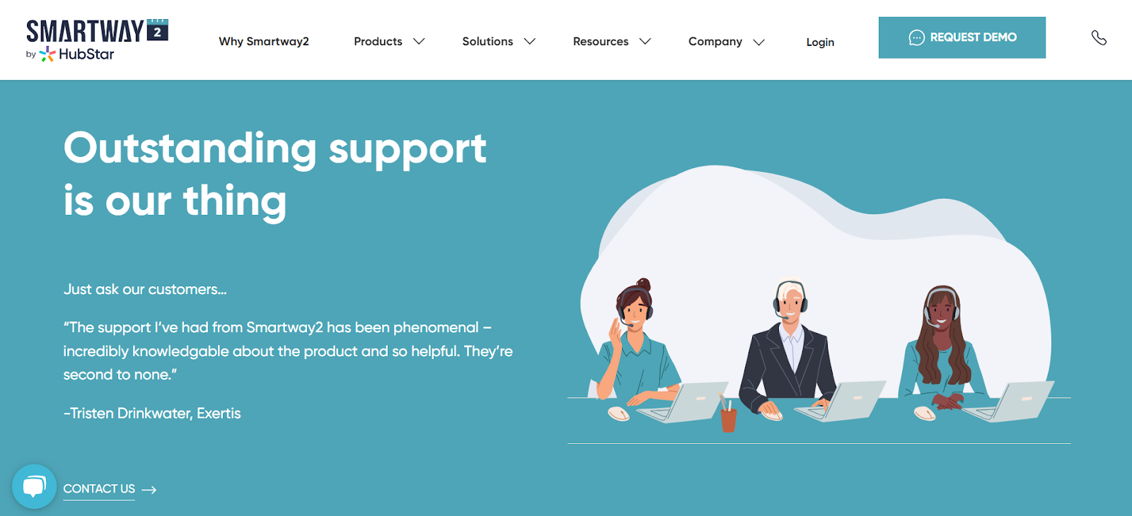 Smwartway2 support customer screenshot
