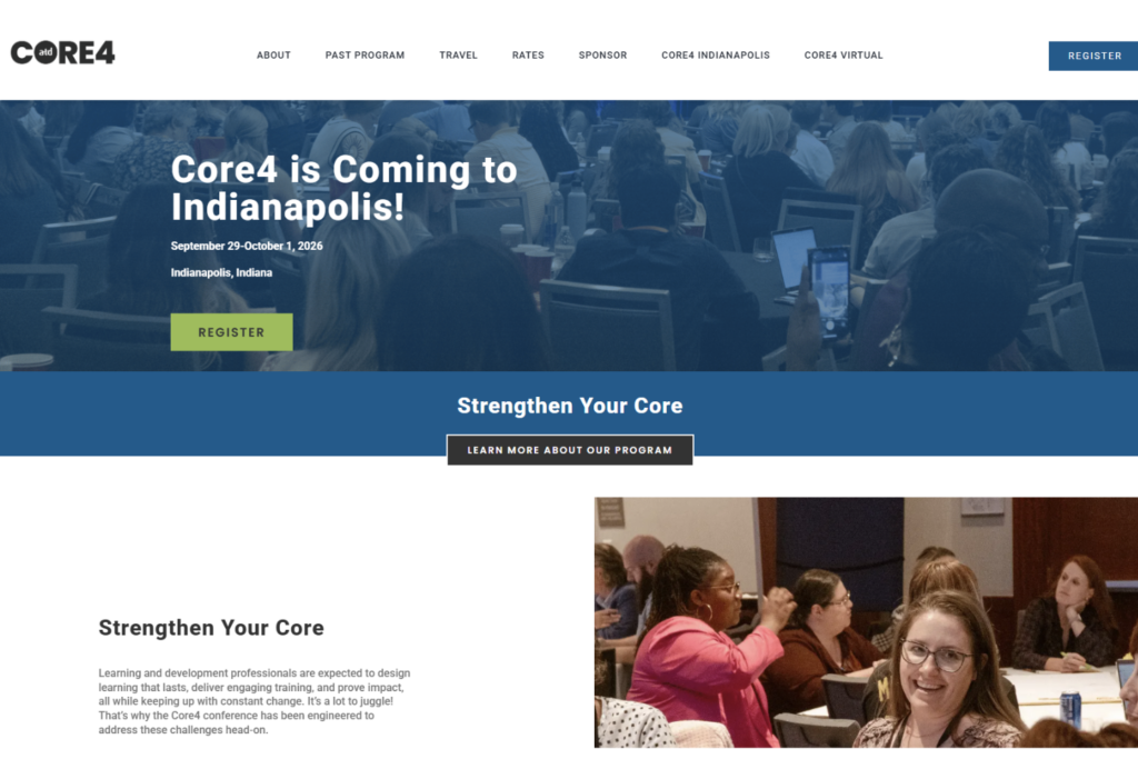 The ATD Core4 Conference 2026 website,