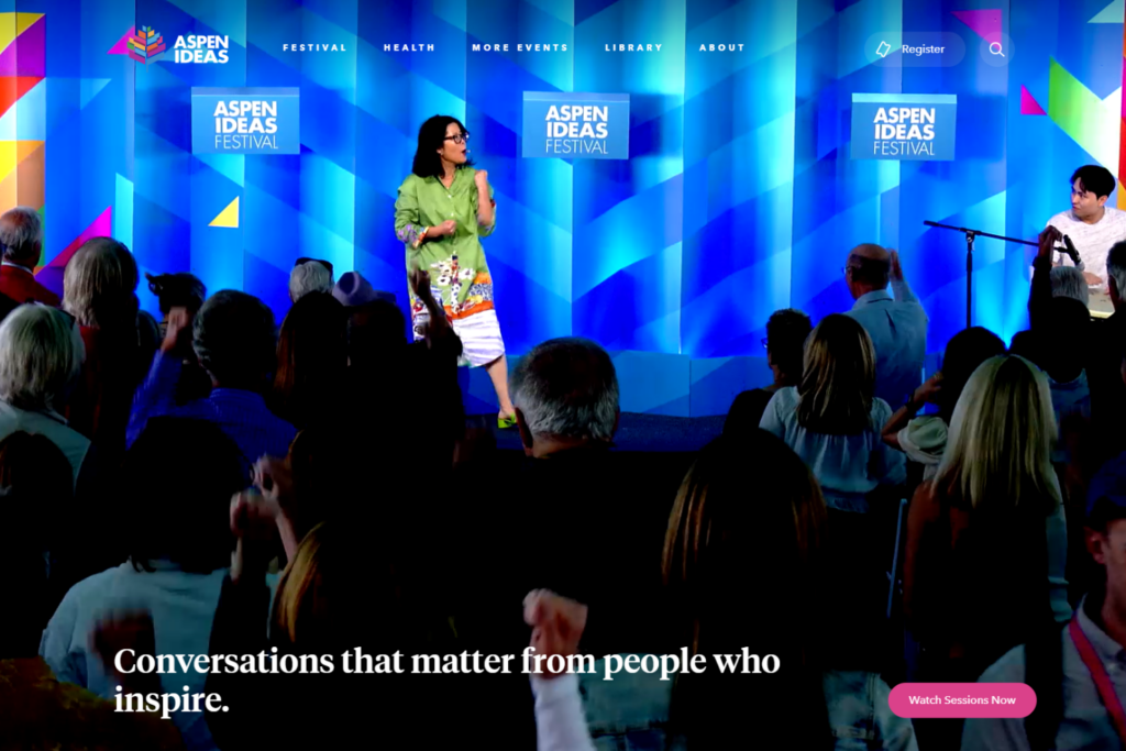 The Aspen Ideas Festival 2026 website