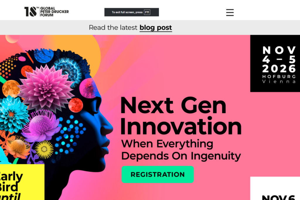 Drucker Day 2026's website.
