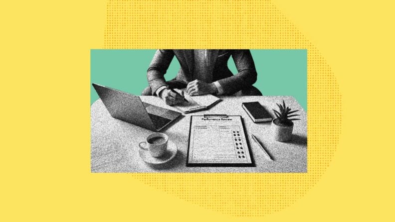 featured image of writing a performance review