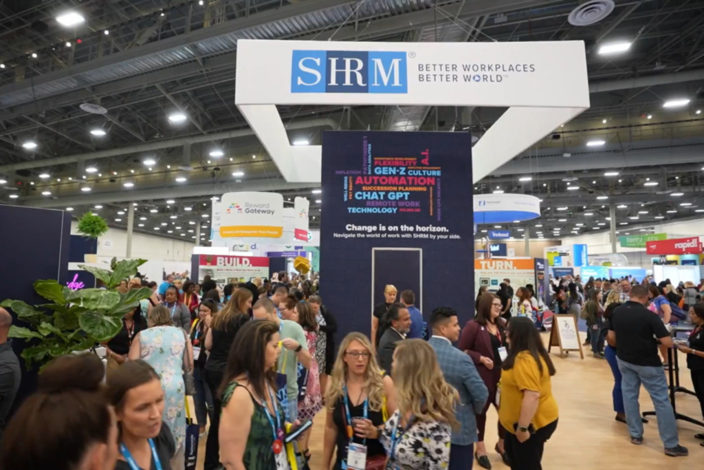Attendees networking at the SHRM Annual Conference and Expo