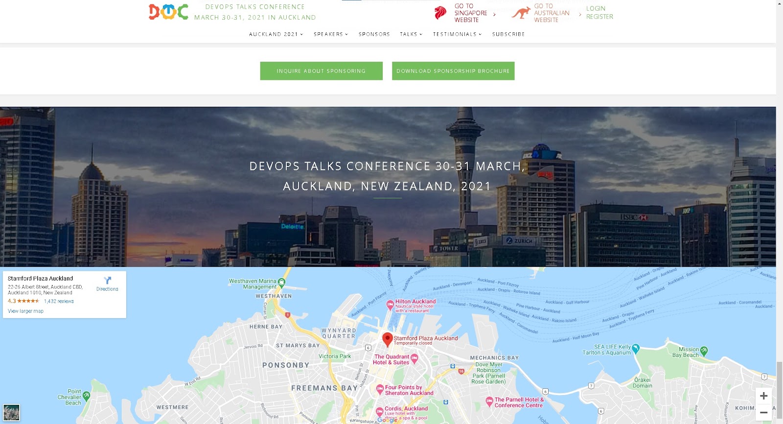 Screenshot of DevOps Seminars and events