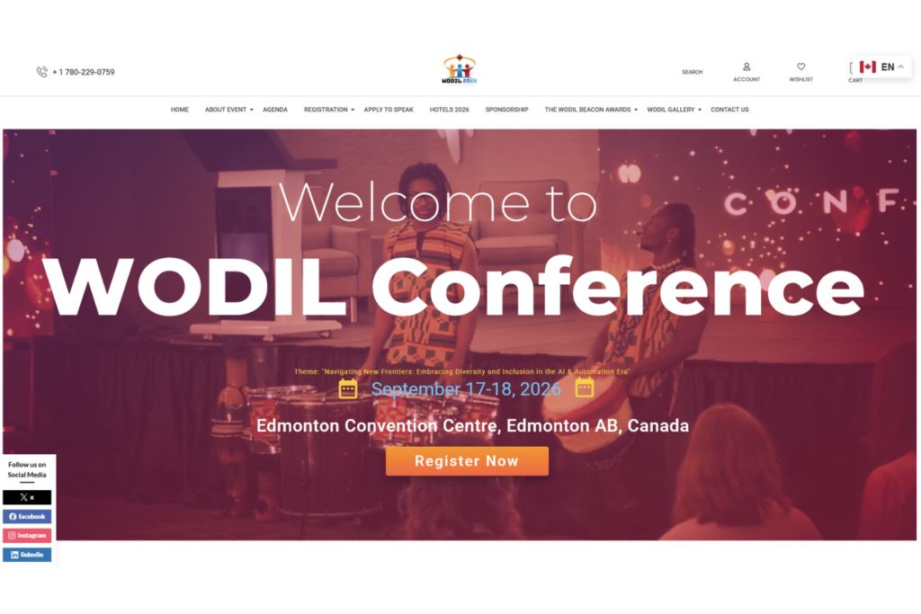 The World Diversity In Leadership Conference website.