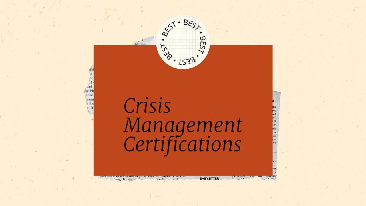 Crisis management certifications generic best of
