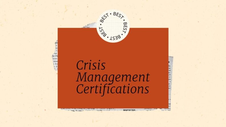 Crisis management certifications generic best of