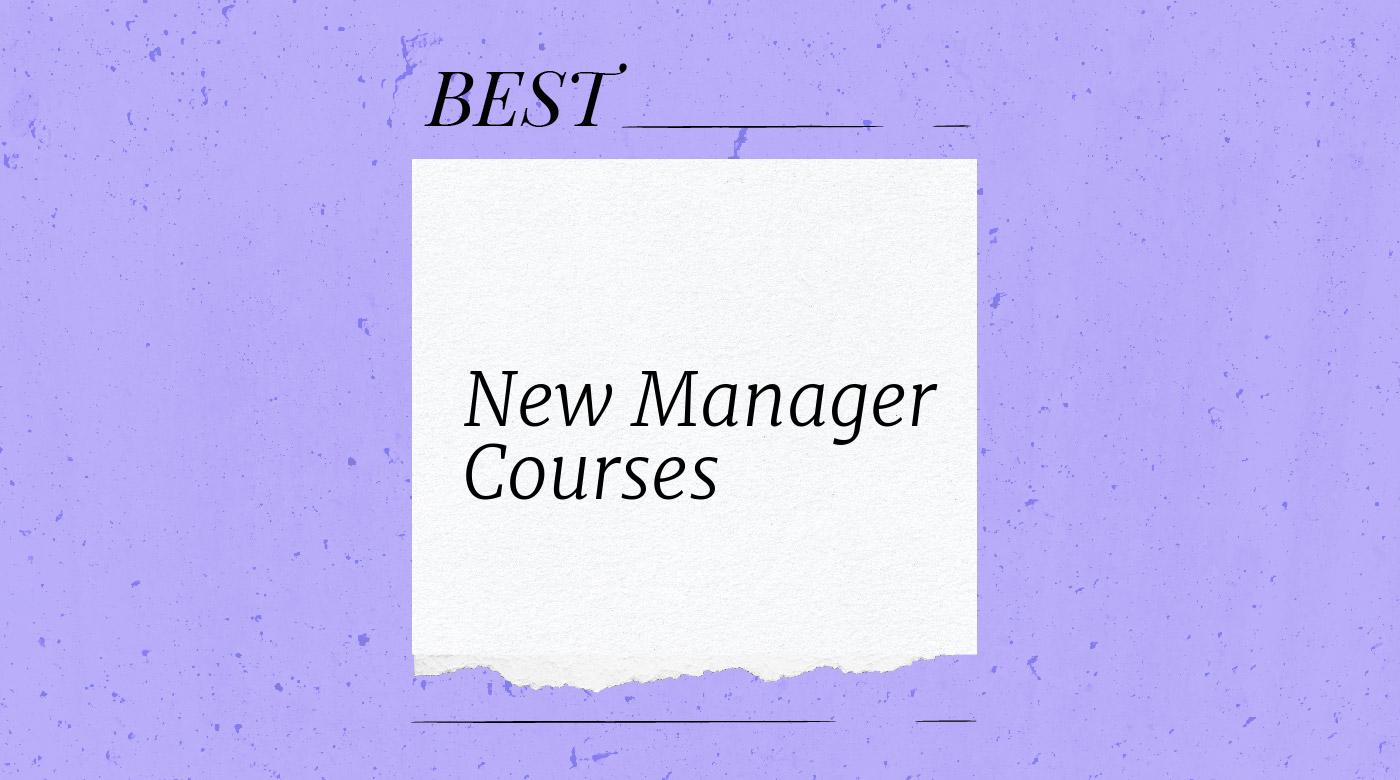 New manager courses generic best of