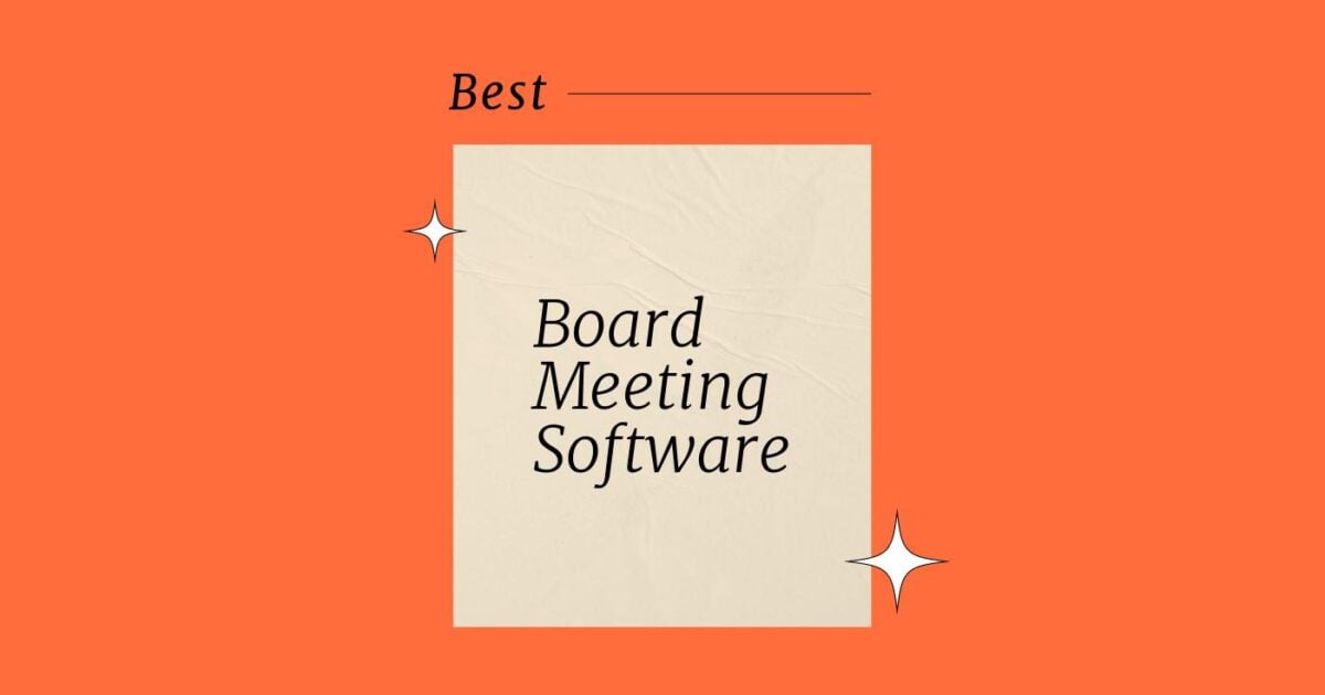 10 Best Board Meeting Software Reviewed In 2026
