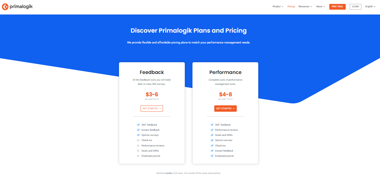 Primalogic Pricing screenshot