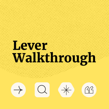 Lever walkthrough standard editorial post 23185