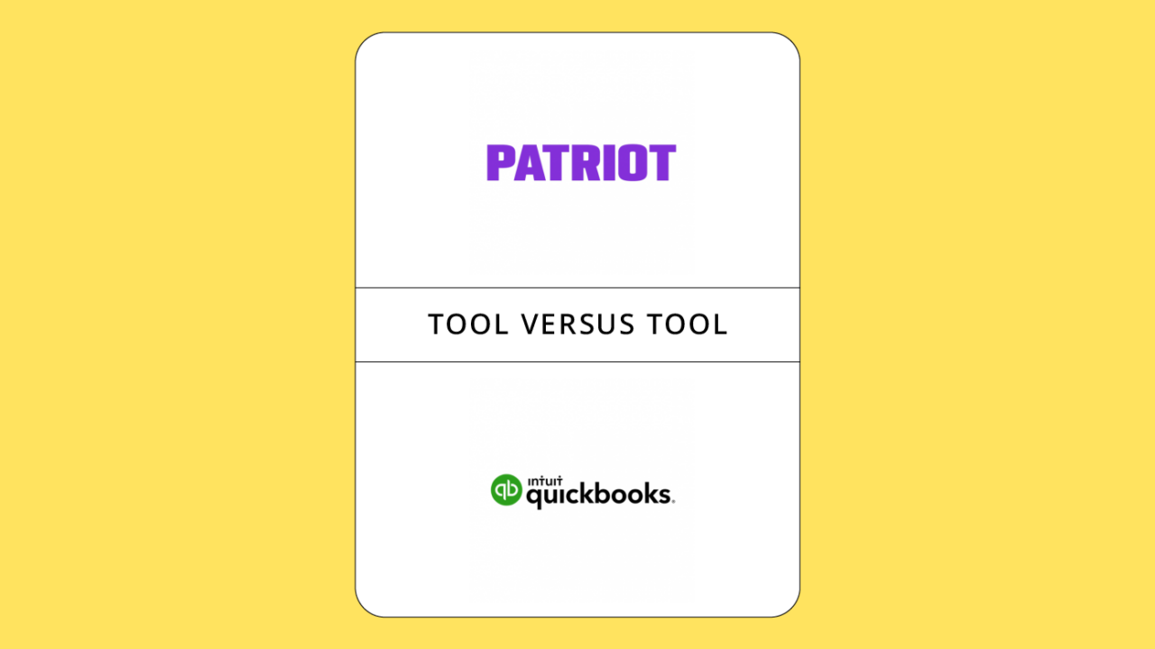 Patriot software Versus Quickbooks payroll 62605