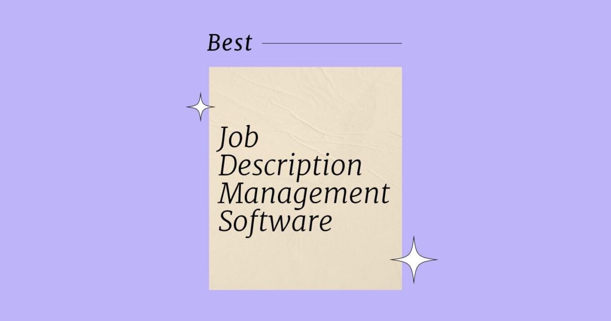 10 Best Job Description Management Software in 2026