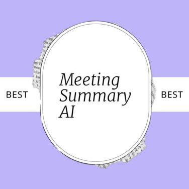 Meeting summary ai best tools 88315