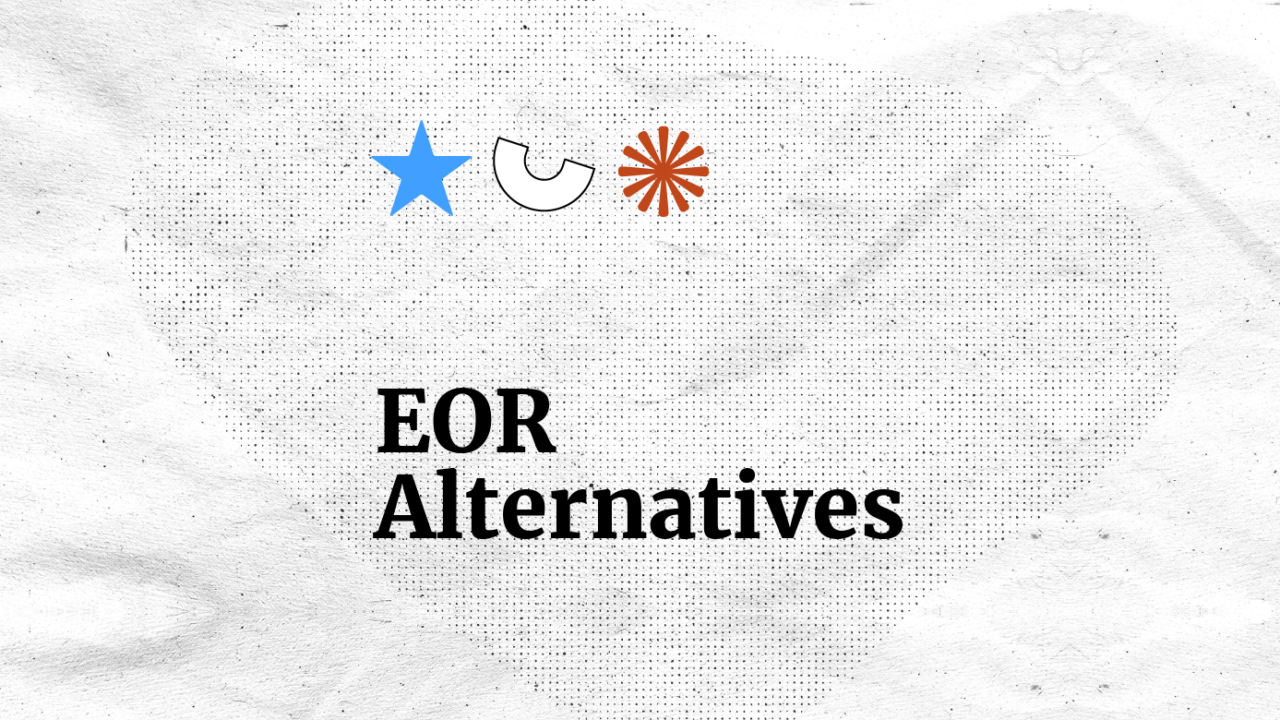 Eor alternatives text on white background