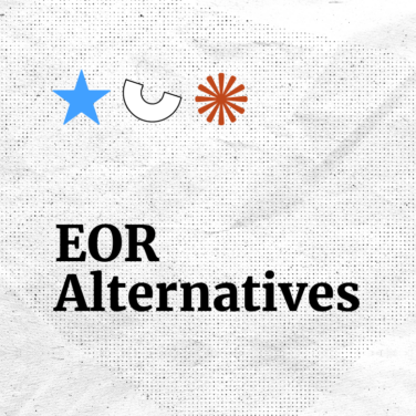 Eor alternatives text on white background