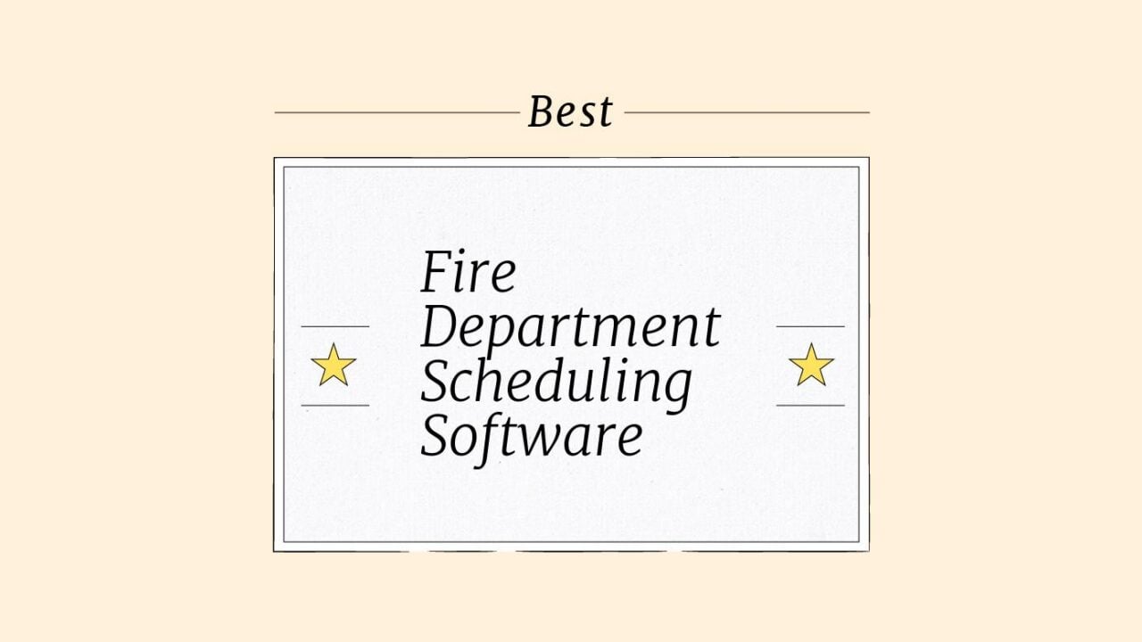 Fire department scheduling software best tools 44239