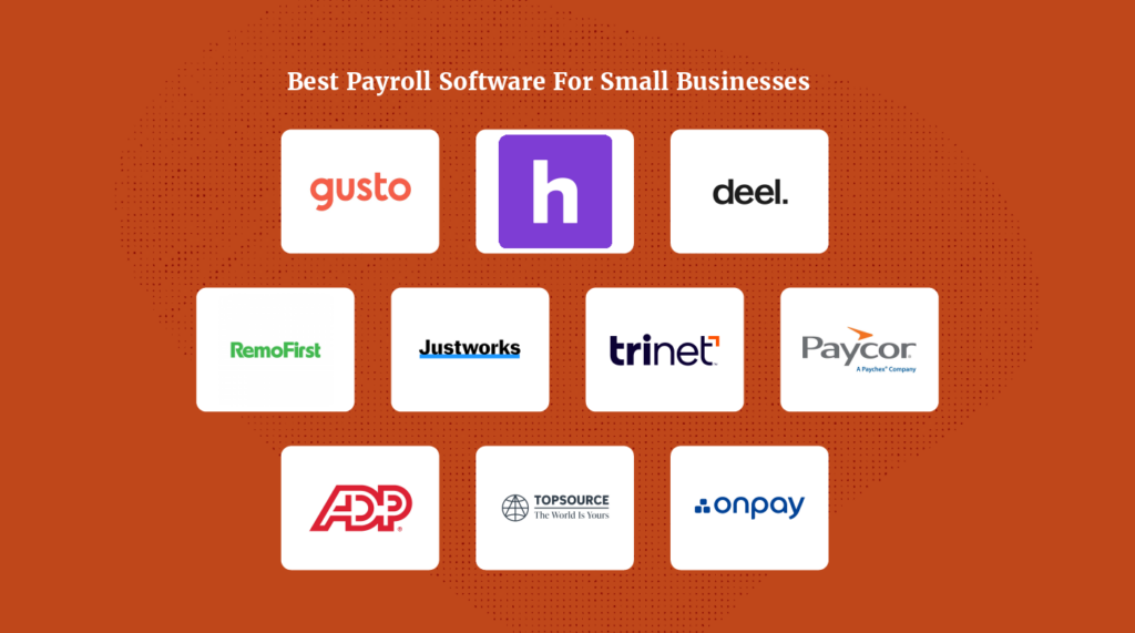 Best Best Payroll Software for Small Businesses logos 48269