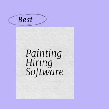 Painting hiring software best tools 41122